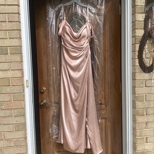 Galina Signature Bridesmaid Dress in sand